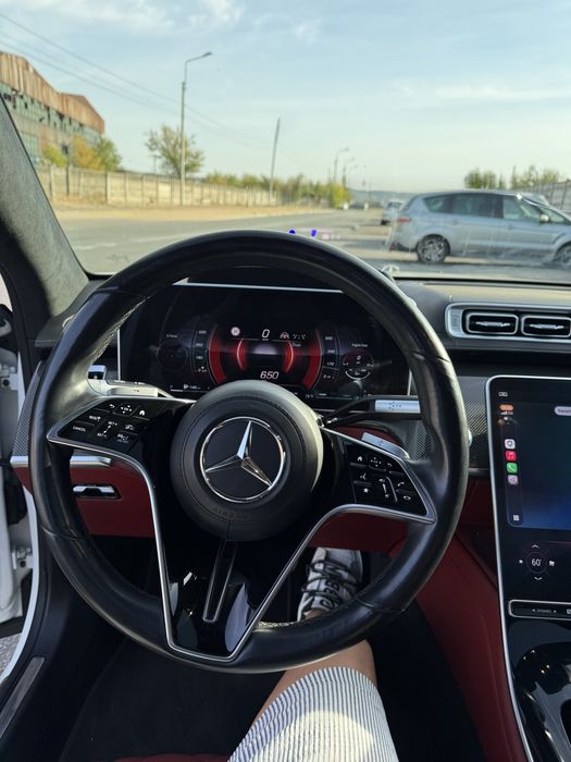 Mercedes-Benz S580 LONG 4MATIC V8 503CP  | 60.000Km | Masaj | Ventilație | Burmester 3D | E-Active Body | Nappa Exclusive | Distronic | 360°