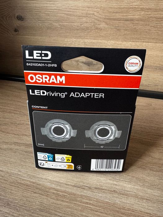 Set 2 adaptori becuri H7 Led Osram originale noi