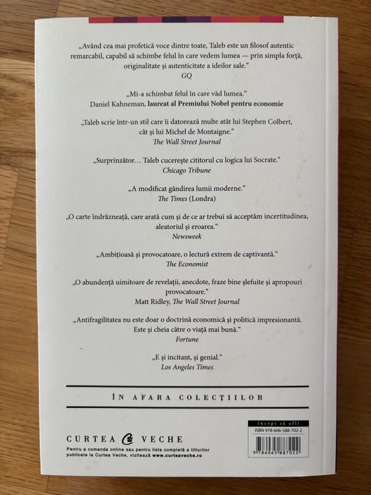 Carte Antifragil - Nassim Taleb