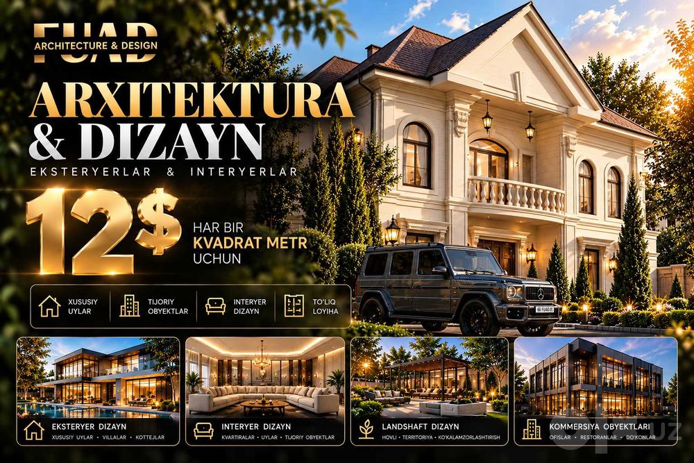 interyer dizayn xizmati
