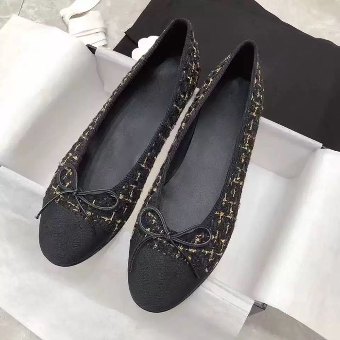 Кожаные Балетки Chanel