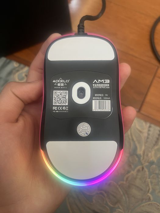 Очень легкая розовая мышка