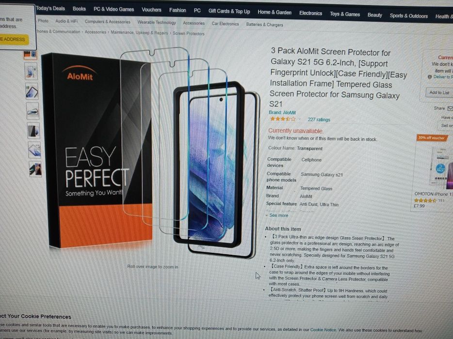 3 buc Protectie ecran Samsung Galaxy S 21