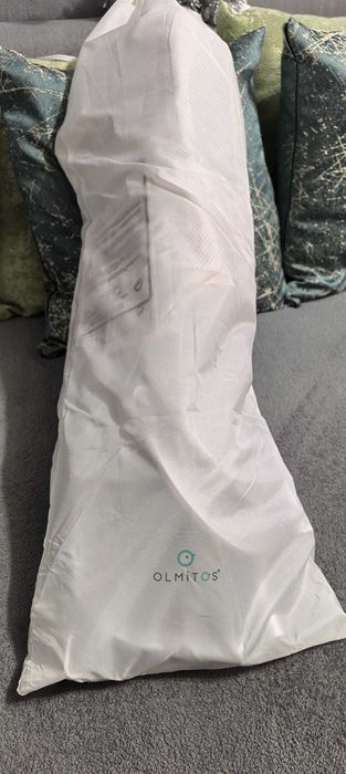 Protectie pat rabatabila pentru somiera adancita 150 cm Olmitos crem