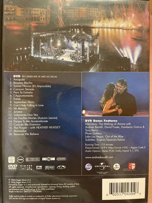 Andrea Bocelli - Under the desert sky