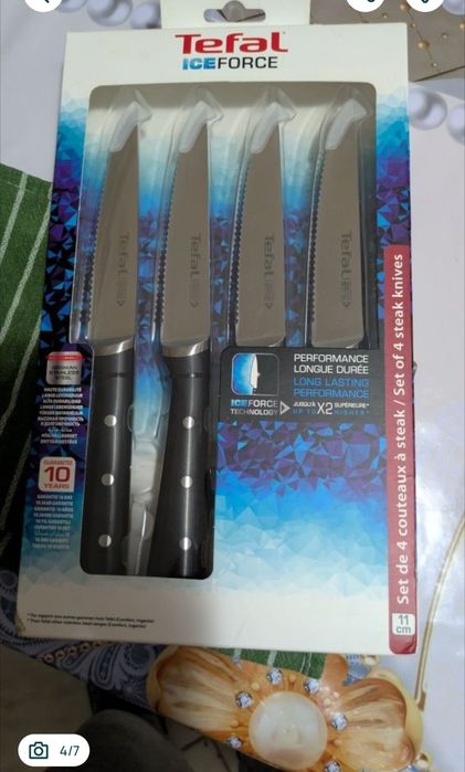 Set 4 cuțite Tefal