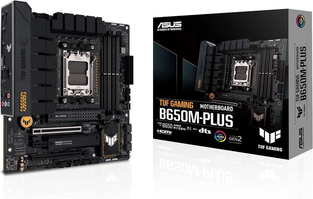 Новая материнская плата Asus TUF Gaming B650M-Plus AM5, DDR5x4