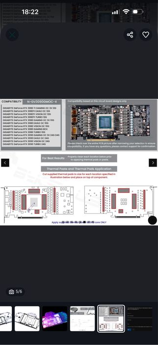 Водаблок 3080/3090 Bykski Full Coverage GPU Water Block