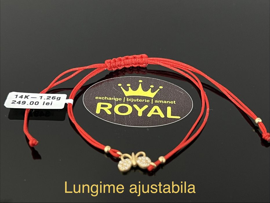 Bijuteria Royal CB: Bratara cu snur aur nou 14k 1,26gr