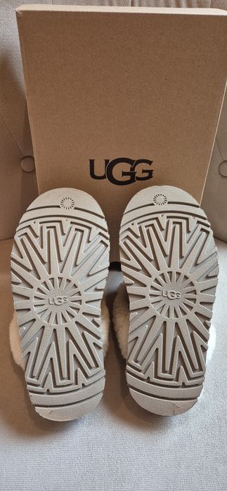 UGG Disquette Papuci din piele intoarsa cu captuseala din lana, 36