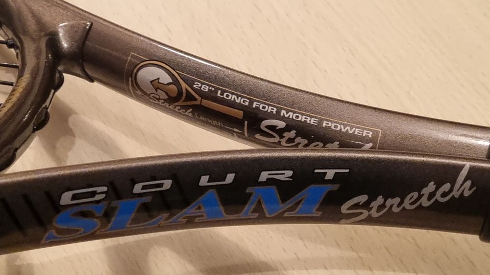 Rachete de tenis Wilson Triad 5.0 si Court Slam Stretch (O) + mingi