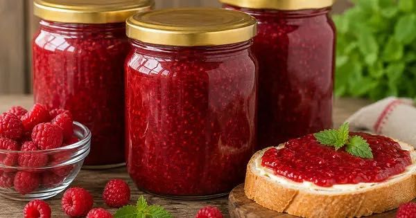 Варенье малина, малиновое домашнее