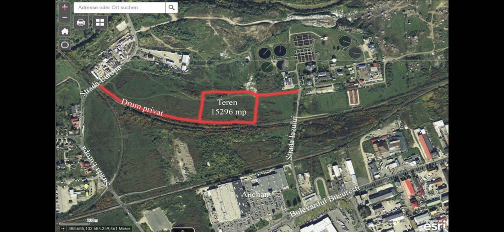 Închiriez teren generos pentru diverse activități comerciale - privat