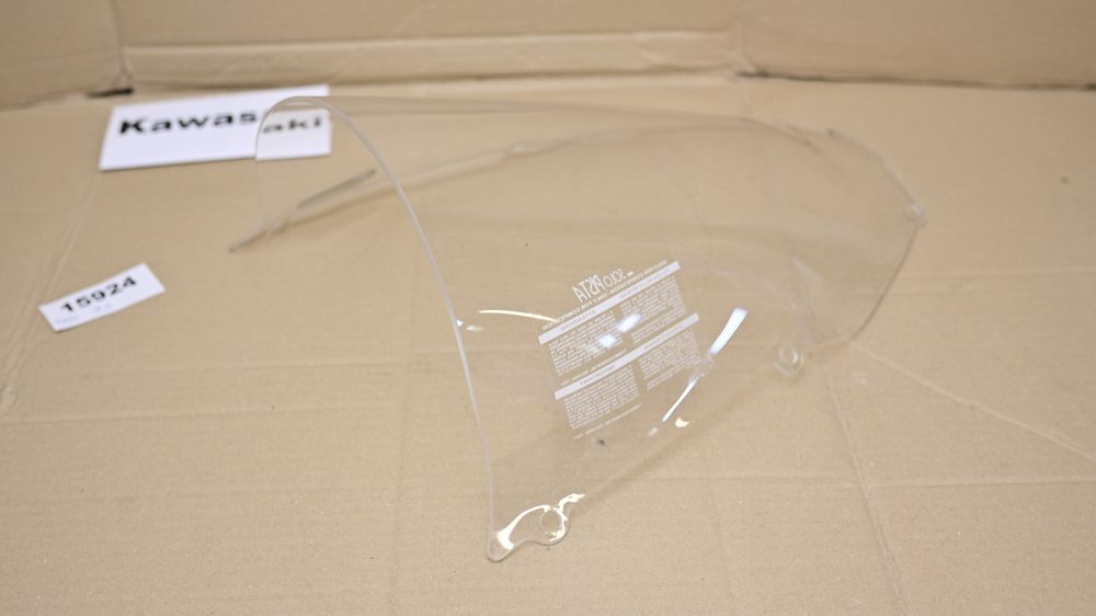 Parbriz Fabbri Solo Pista Kawasaki zx6r 2000 2002 double bubble