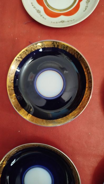 Фарфоровые блюдца СССР