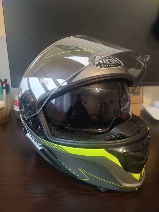 КАСКА Airoh SPARK rise black matt - ПОДАРЪК - Интерком!