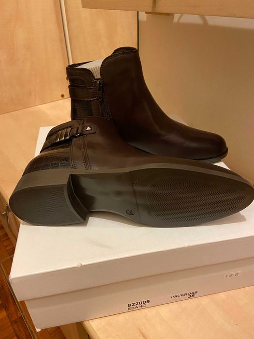 Cizme piele/ghete piele nou noute