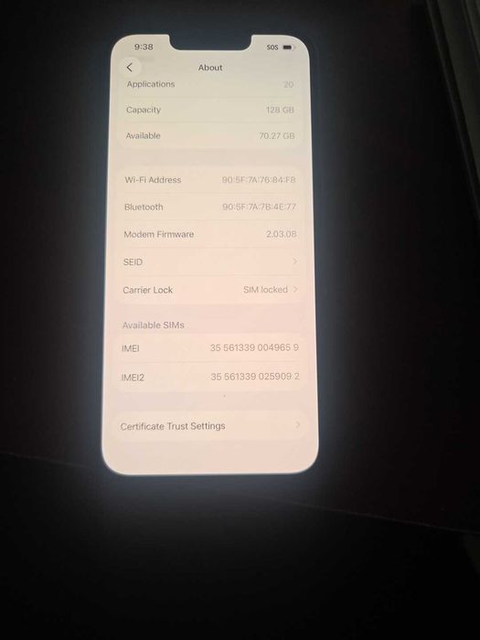 iPhone 16e - 128 GB - Black, Conditie perfecta