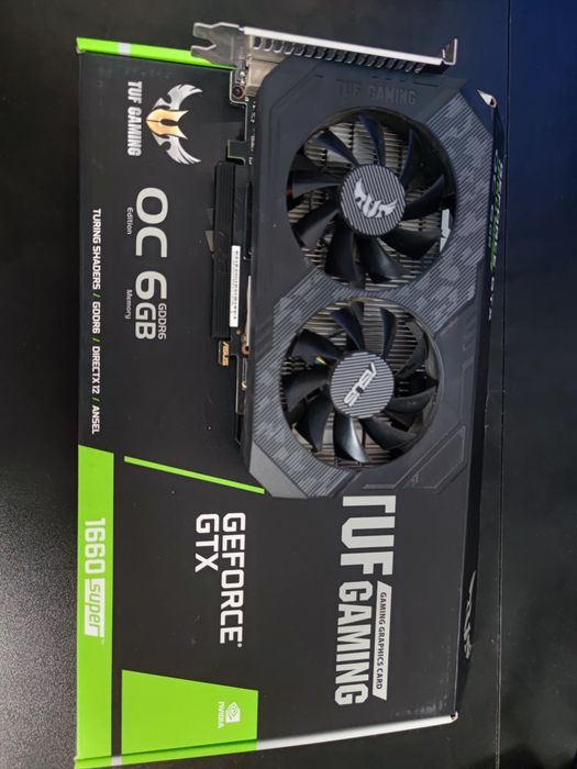 Placă Video ASUS TUF Gaming GeForce GTX 1660 SUPER OC 6GB GDDR6