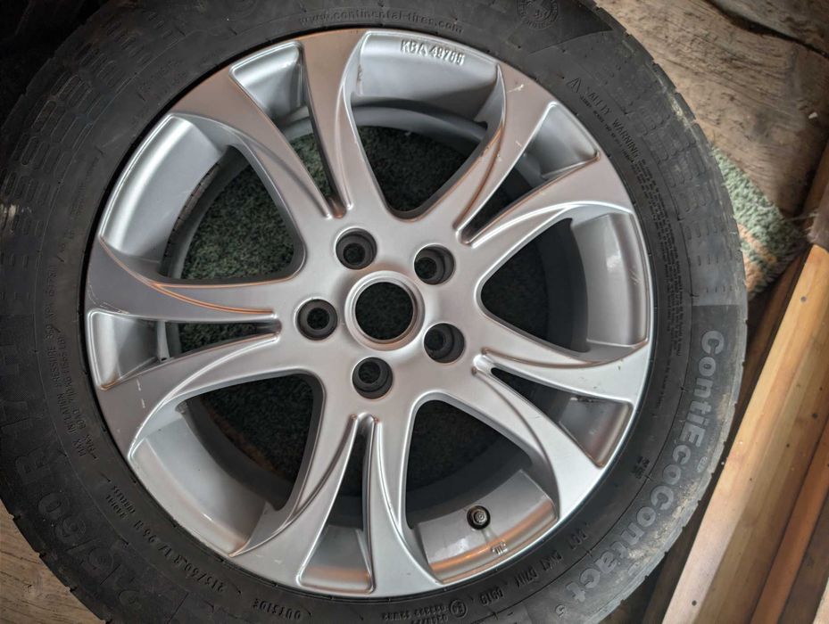 Roti Jante+Anvelope Continental 215/60/R17 96H