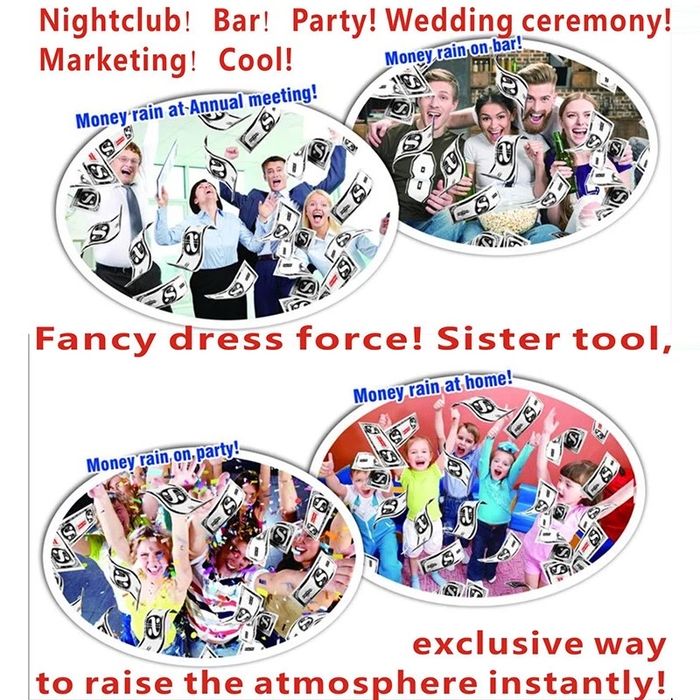 Пистолет за пари/Money gun/Парти пистолет за пари