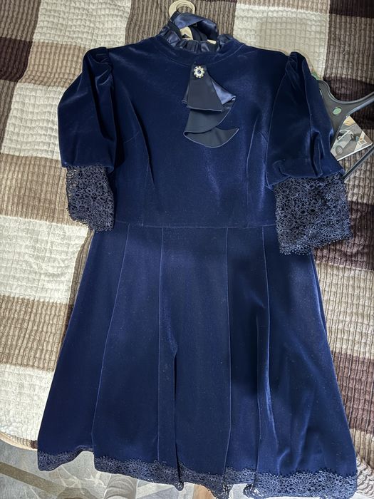 Платье из бархата