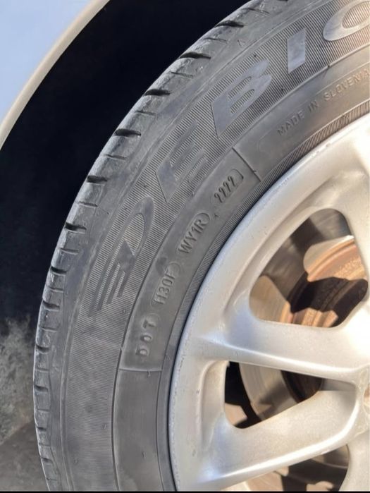 205/55 16", дот 25 и 22 Джанти с хубави летни гуми 5 x 120 BMW e90,  e46 и др.