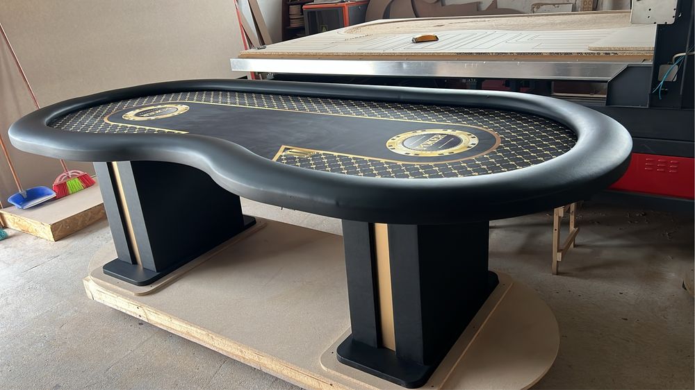 Masa Poker 10 persoane Casino intrare dealer CustomTables.eu stoc