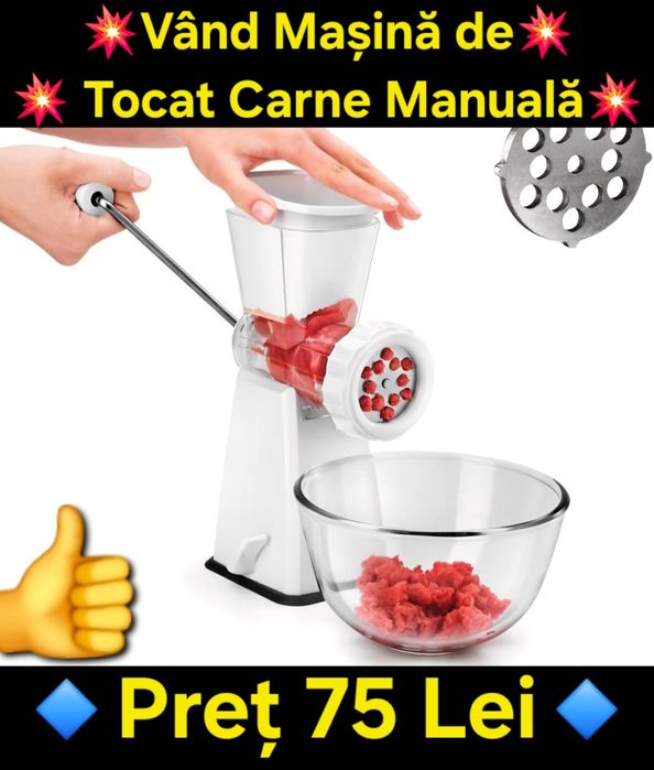 Vând Mașină de Tocat Carne Electrică 2200w