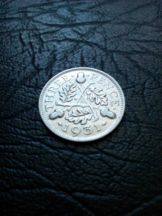 1/2 кoрона 1940 година Англия сребро