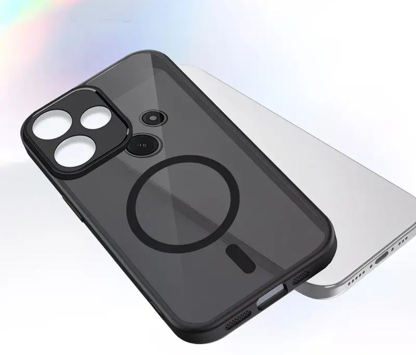 Xiaomi note 17,17pro, 17promax magsafe armour ударо-устойчив кейс