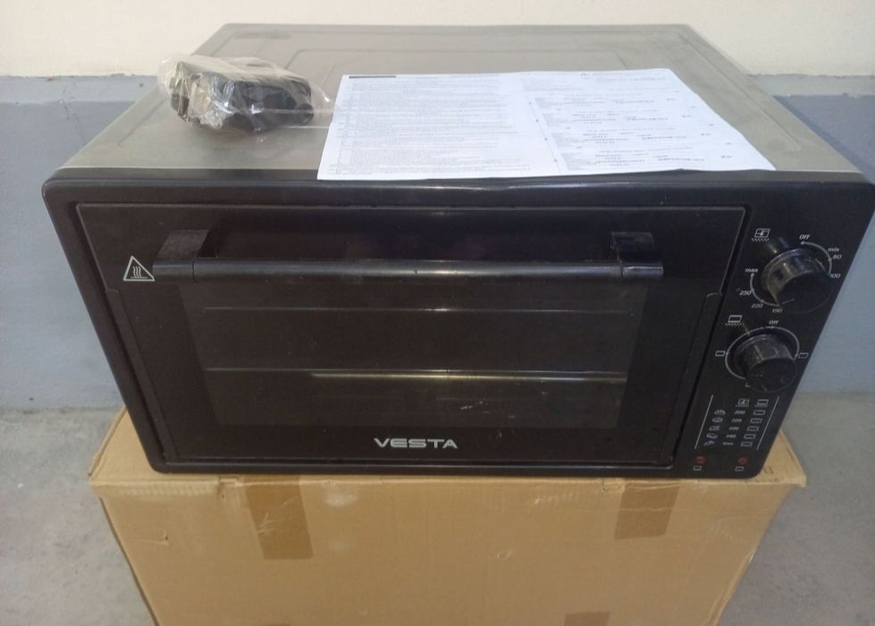 Vesta 3222 E мини печь 32 литр янги ишлатилмаган