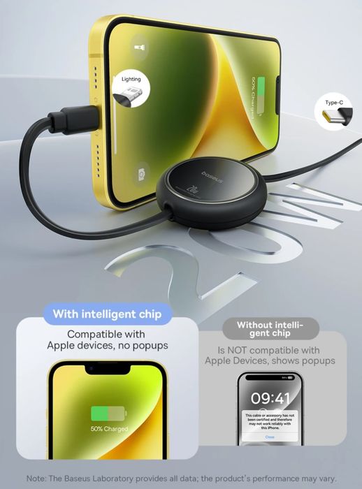 Baseus Free2Pull 20W Charging Cable