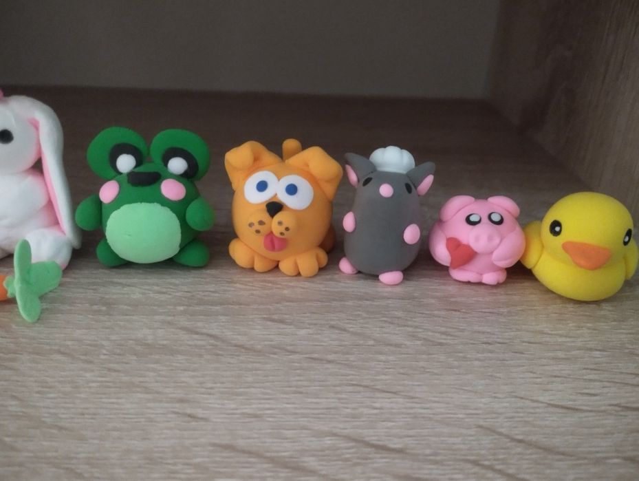 Фигурки из лёгкого пластилина