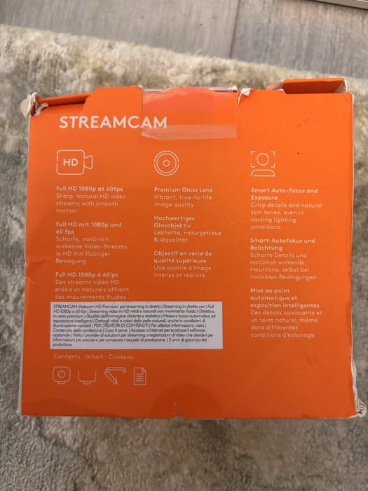 Logitech streamcam sigilat
