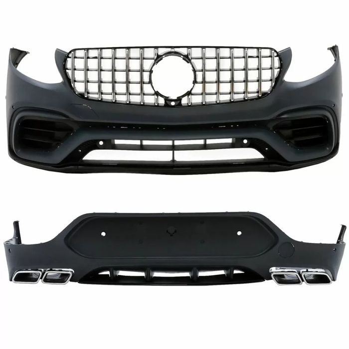 Body Kit предна броня , задна броня , прагове - AMG Пакет за Mercedes GLC Coupe C253  (2015-2019) - AMG C63 Design