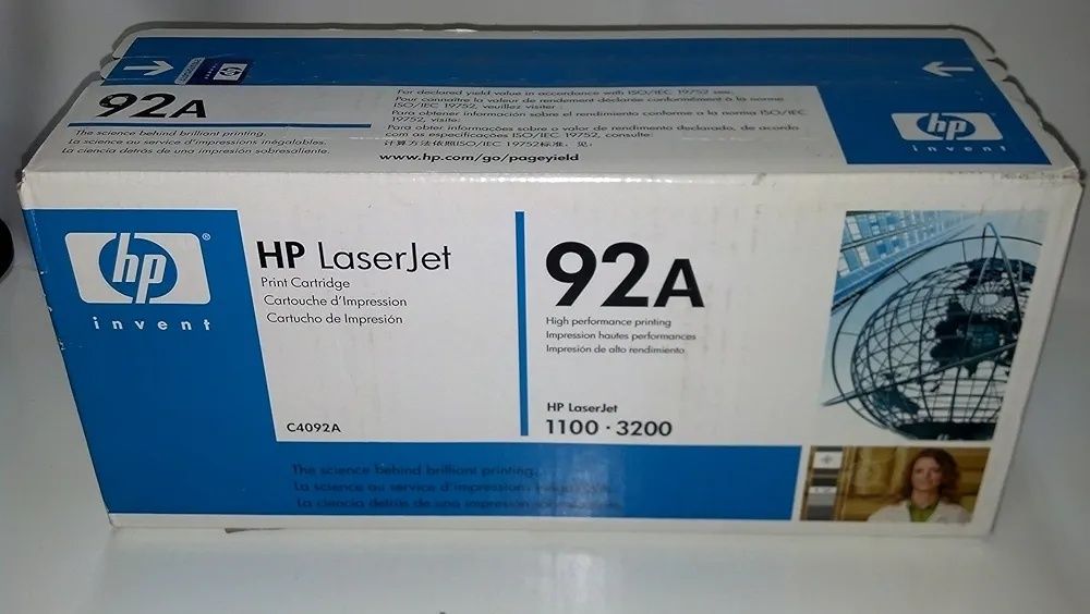 Cartus toner original imprimanta LaserJet HP C4092A HP 92A