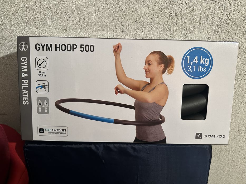 Нов обръч допълнителна тежест Decathlon GYM Hoop 500