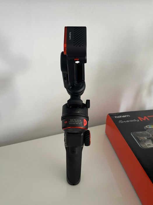 Kit Stabilizator de imagine Hohem iSteady M7, Rotire 360°, Autonomie 12 ore, 3200mAh, Negru
