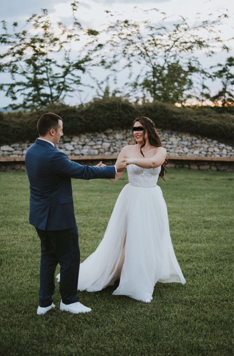 Сватбена рокля от Jollie Atelier размер 40/М