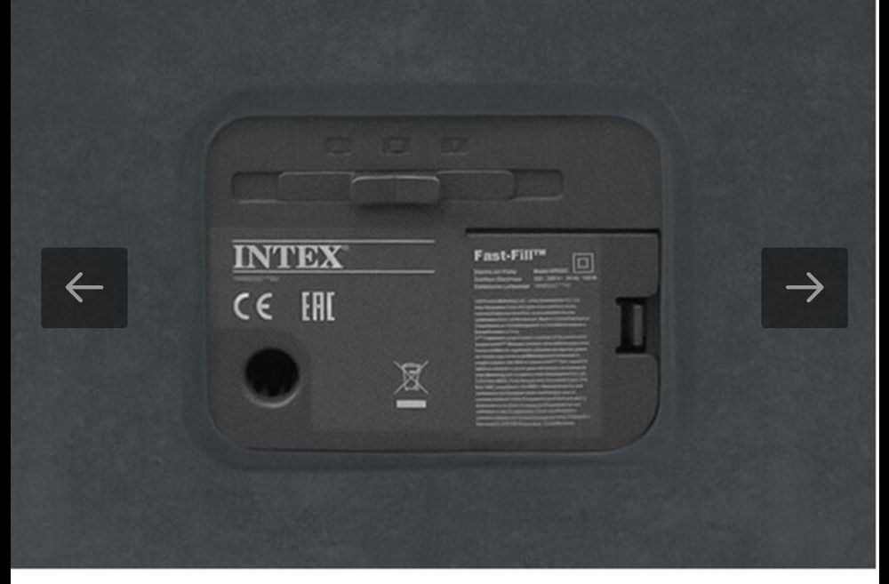 Надуваем матрак IntexDura-Beam Delux191/99/33см