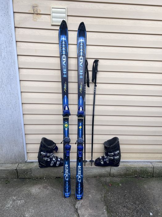 Комплект: Ски, трапьори и щеки