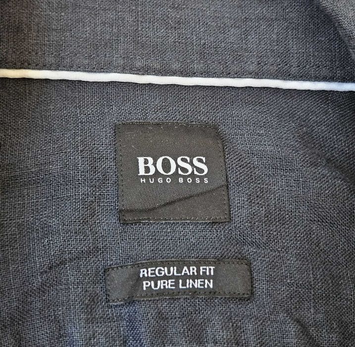 Мъжка ленена риза Hugo Boss - M
