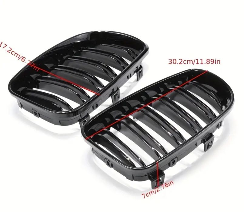 Grile Duble / Nari BMW Seria 1 E81 E82 E87 E88 2007-2013