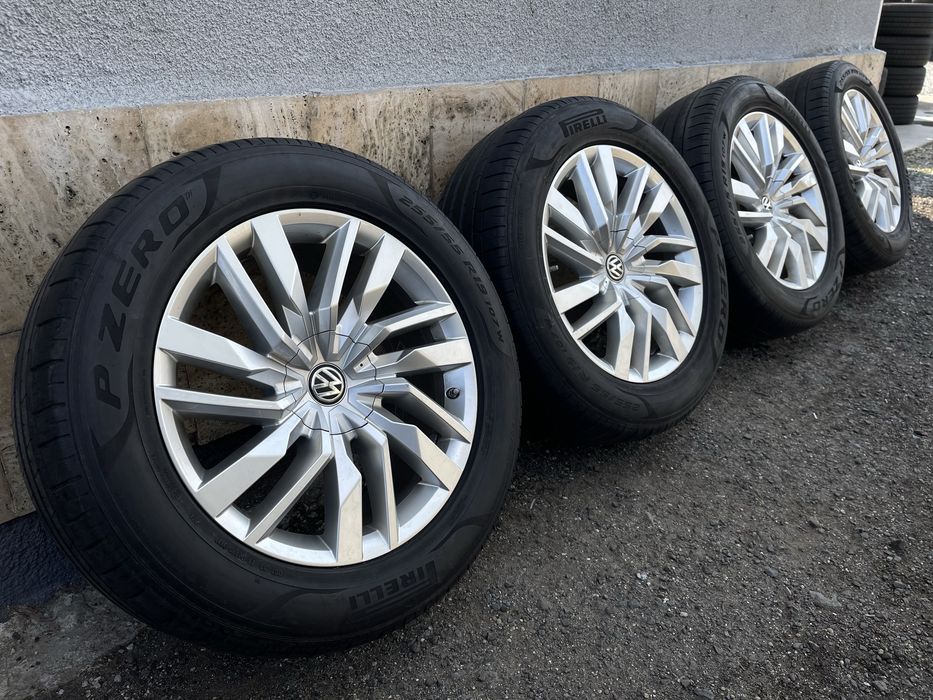 Jante Roti 19 VW Touareg 3 Audi Q7 4M Q8 E Tron Anvelope Vara Iarna 255 55 R19 M+S