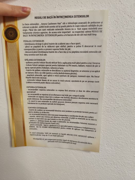 Set șuvițe / extensii din păr 100% natural – NOI cu CERTIFICAT de calitate