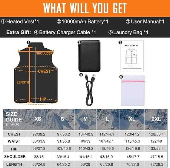 Дамска отопляема жилетка от полар, батерия 10000 mAh, 5 зони, М