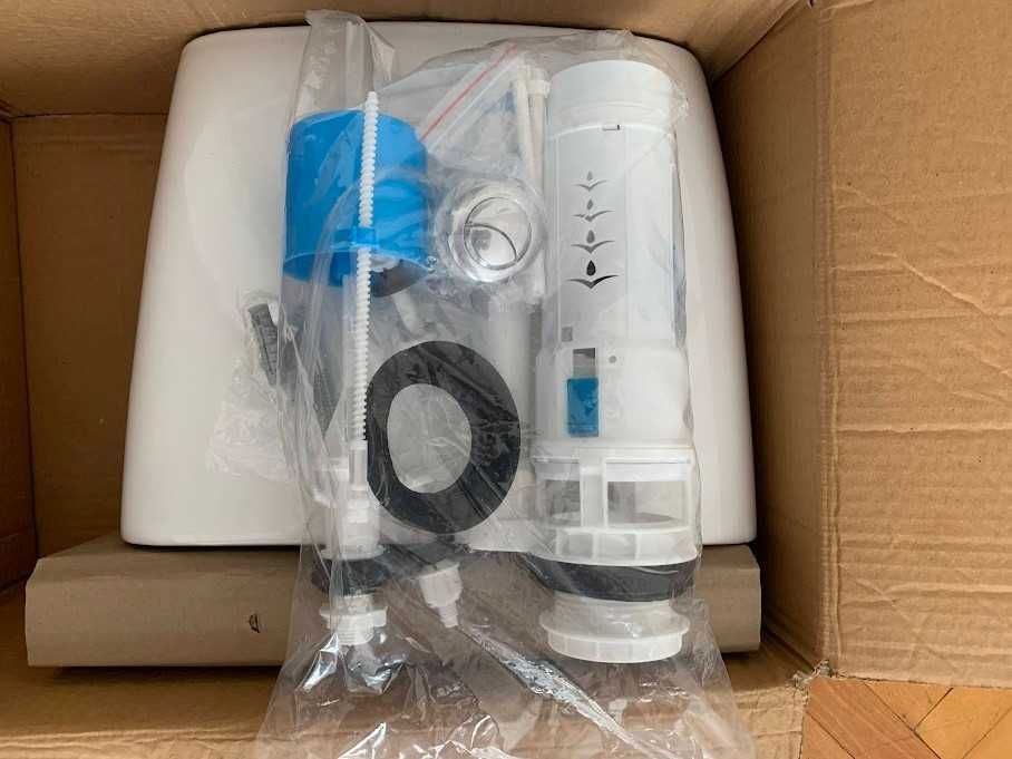 Арматура за Порцеланово и PVC казанче,седалка за тоалетна чиния Видима