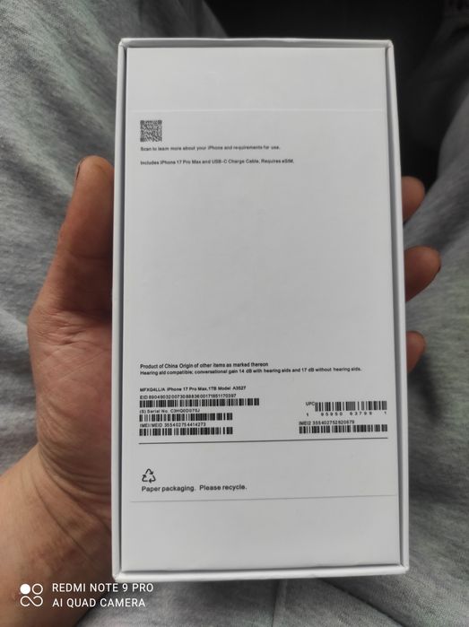 Продам айфон 17 про макс