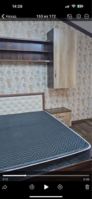 Аренда новостройка 1 хонали уй,4 этаж лифт бор .Адрес Дошкольный .250$